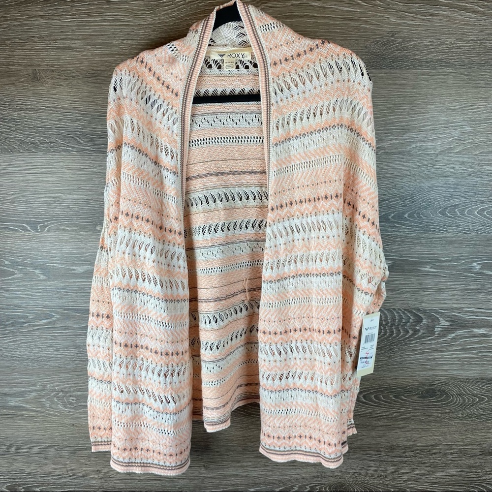 Roxy Miles away open front cardigan NWT - Picture 3 of 11